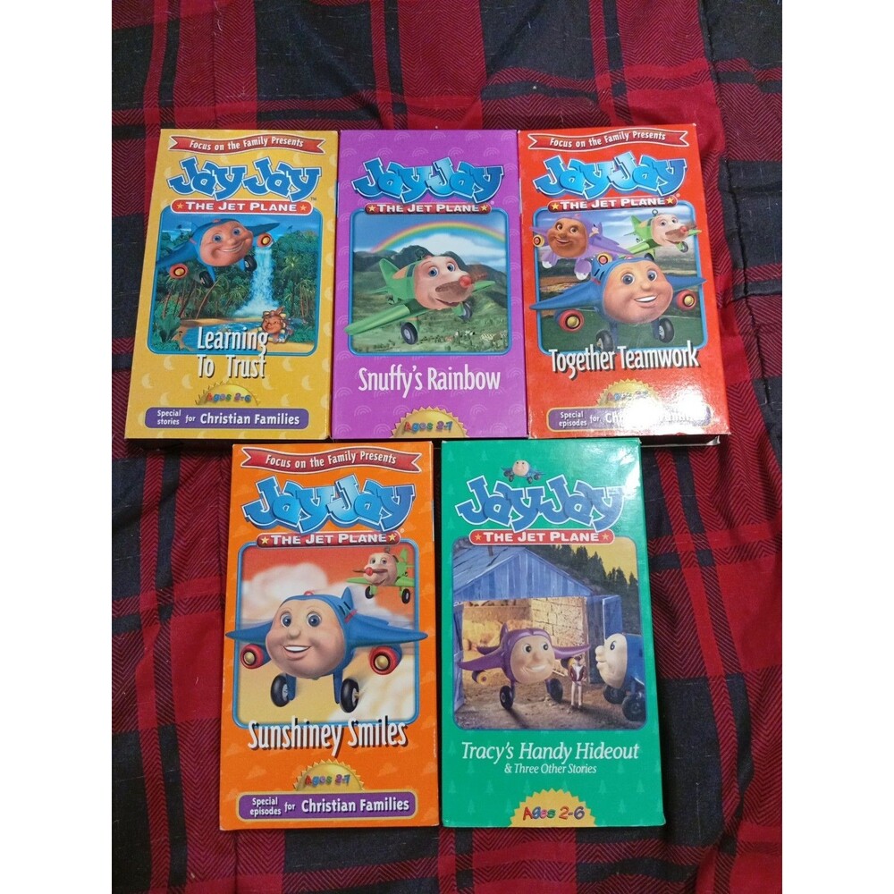 Jay Jay The Jet Plane Lot Of 5 VHS See Description